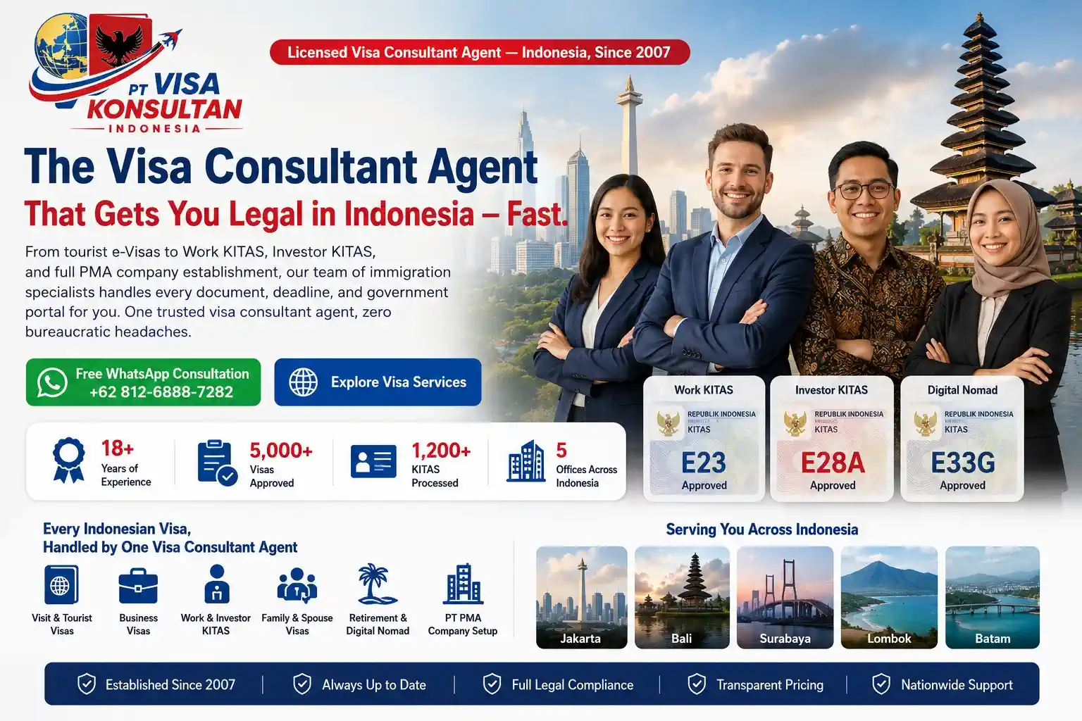 visa consultant agent indonesia